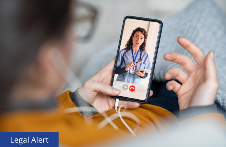 Telehealth client alert